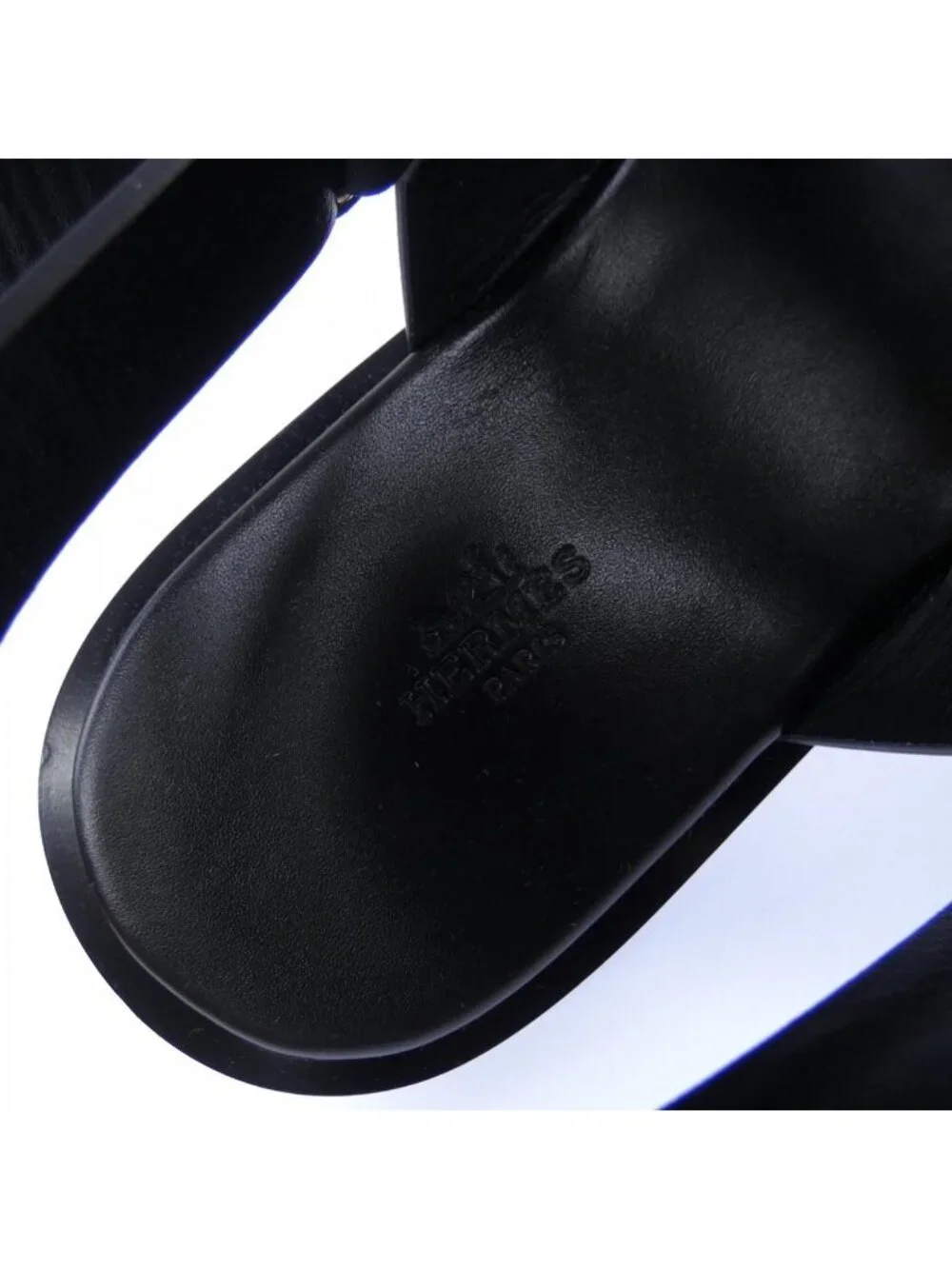Hermes Maiki Sandals Black